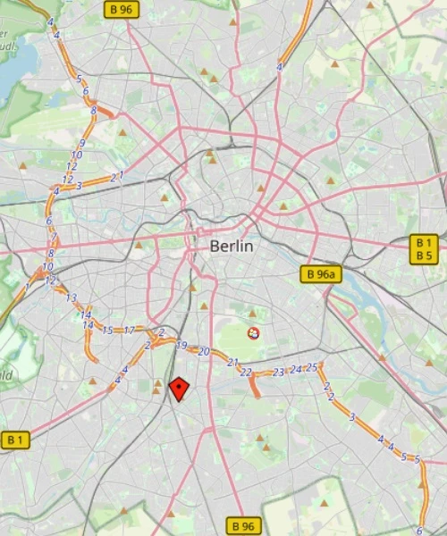 Stadtkarte von Berlin