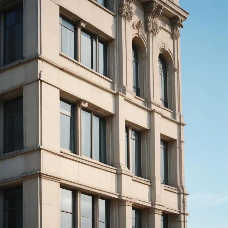 Fensterfront einer Altbauwohnung in Berlin